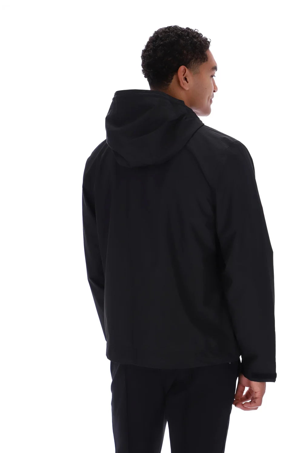 Fila FW26MH019 Marcos Full Zip Jacket W/ Bamboo Badge 001 - Black