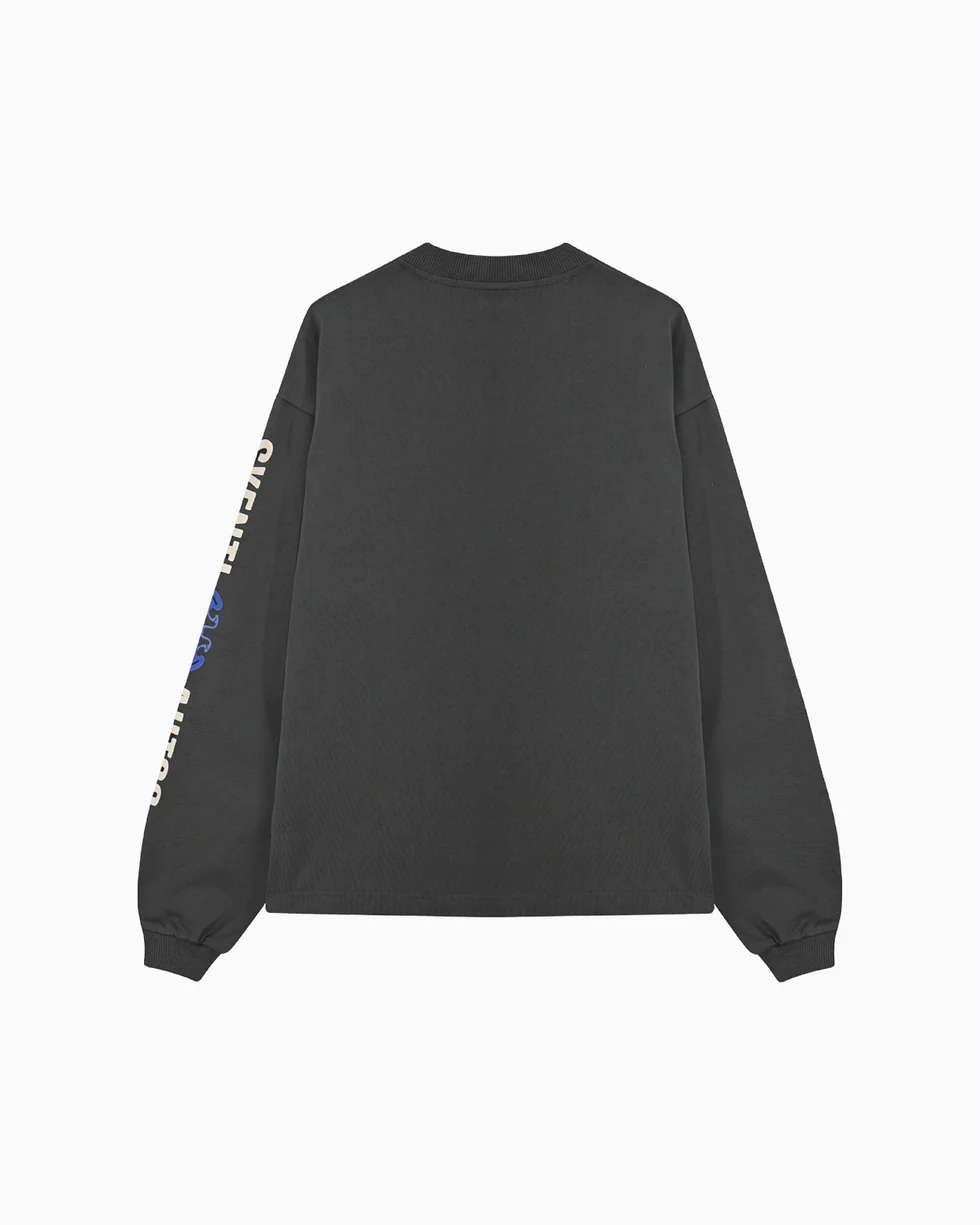 Syenti Motor City Long Sleeve T-Shirt - Dark Grey