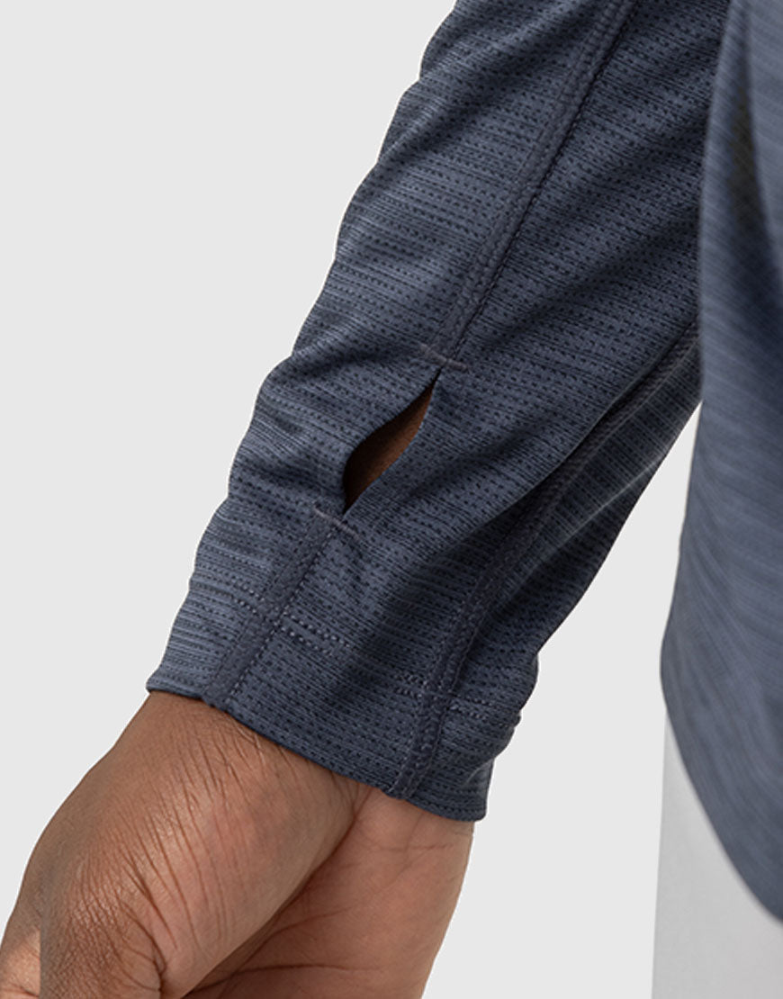 Marshall Artist MSATM10920 Quest 1/4 Zip Slate Blue