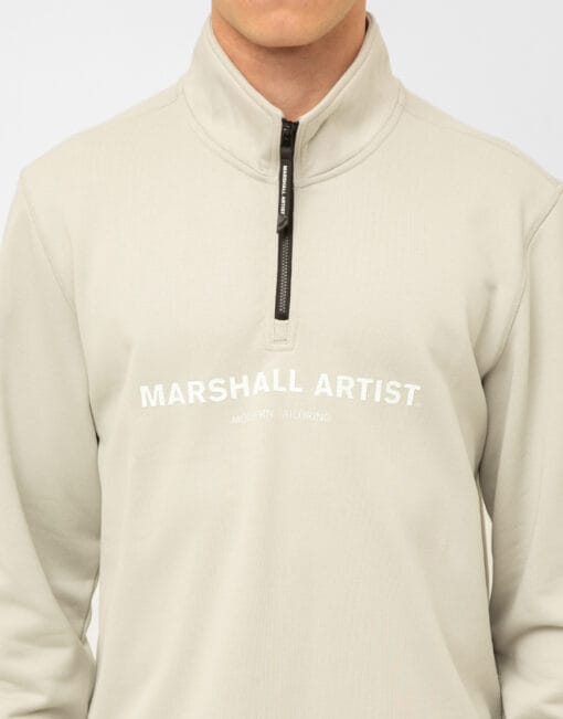 Marshall Artist Coastal Erosion 1/4 Zip Dove