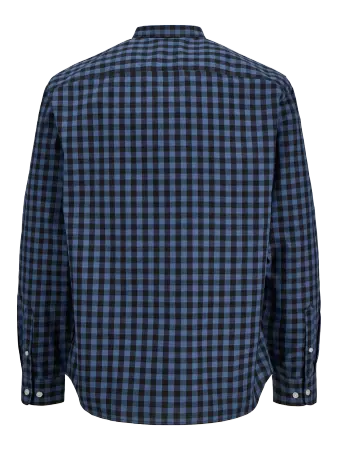 JJ Rebel Gavin Gingham L/S Shirt - Vintage Indigo