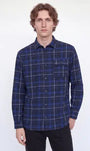 JJ Rebel Gavin Gingham L/S Shirt - Vintage Indigo