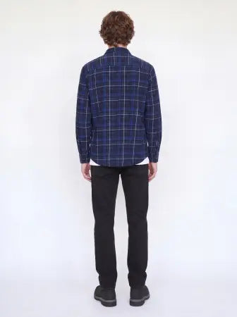 JJ Rebel Gavin Gingham L/S Shirt - Vintage Indigo