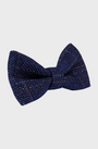 Marc Darcy Harry Tweed Check Bow Tie - Indigo Blue