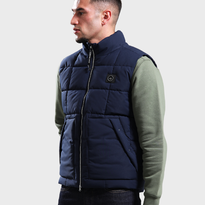 Marshall Artist Capilano Bubble Gilet Navy