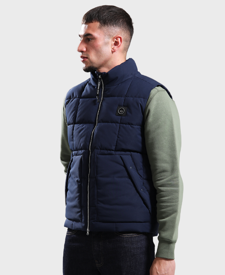 Marshall Artist Capilano Bubble Gilet Navy