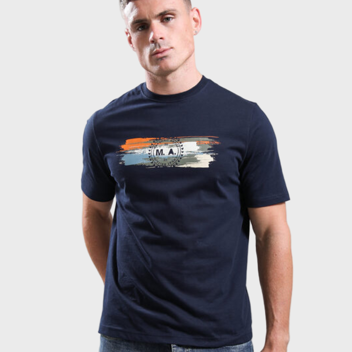 Marshall Artist Equinox T-Shirt Navy Blue