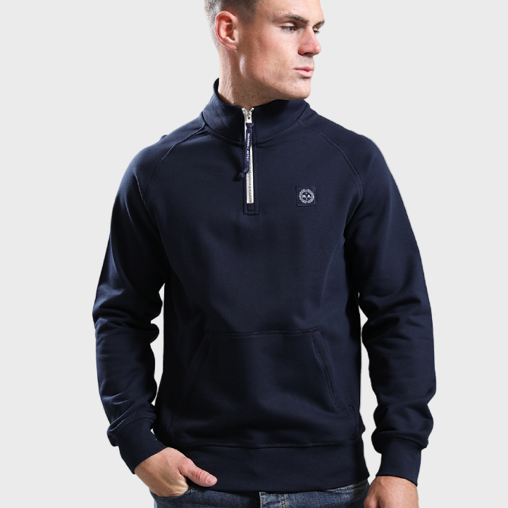 Marshall Artist Foundation 1/4 Zip Navy Blue