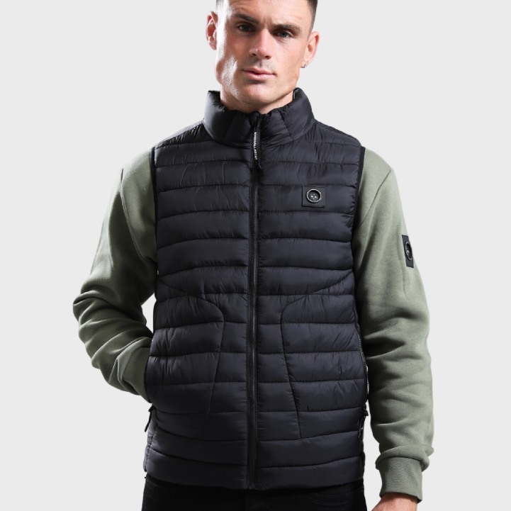 Marshall Artist Oakdale Bubble Gilet Black