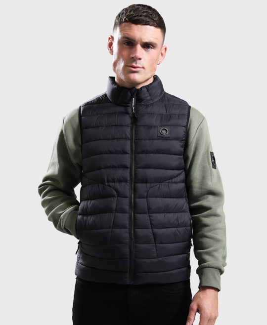 Marshall Artist Oakdale Bubble Gilet Black