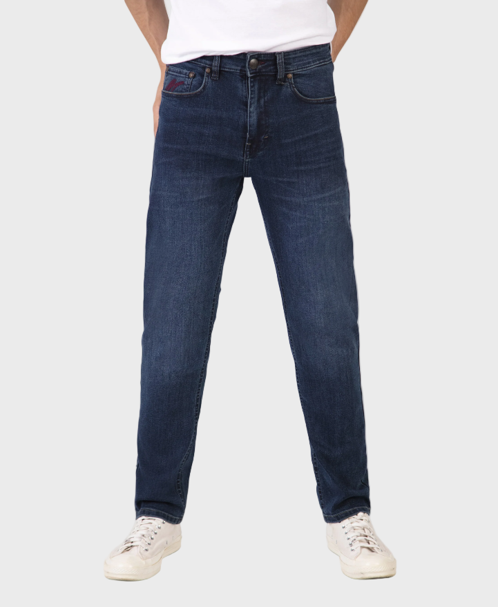 Mish Mash 1984 Outlander Tapered Fit Jeans - Blue/Black