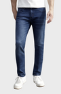 Mish Mash 1984 Tapered Fit High Stretch Ajanta Jeans - Blue Denim