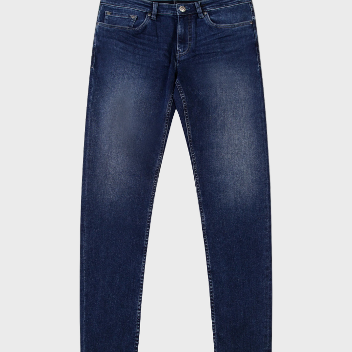 Mish Mash 1984 Tapered Fit Mirage Jeans - Mid Denim