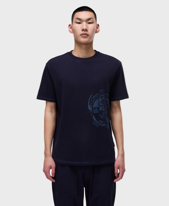 Napapijri Vanni Print T-Shirt - Blu Marine