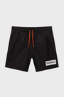 Napapirji Box Logo Swim Shorts - Black