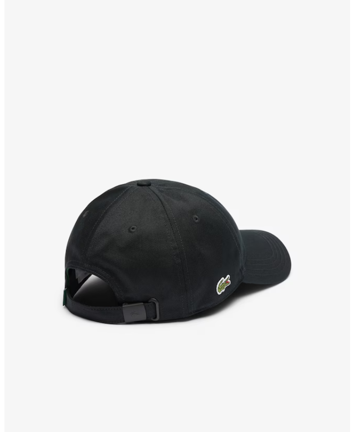 Lacoste RK0440 Cotton Twill Cap - Black