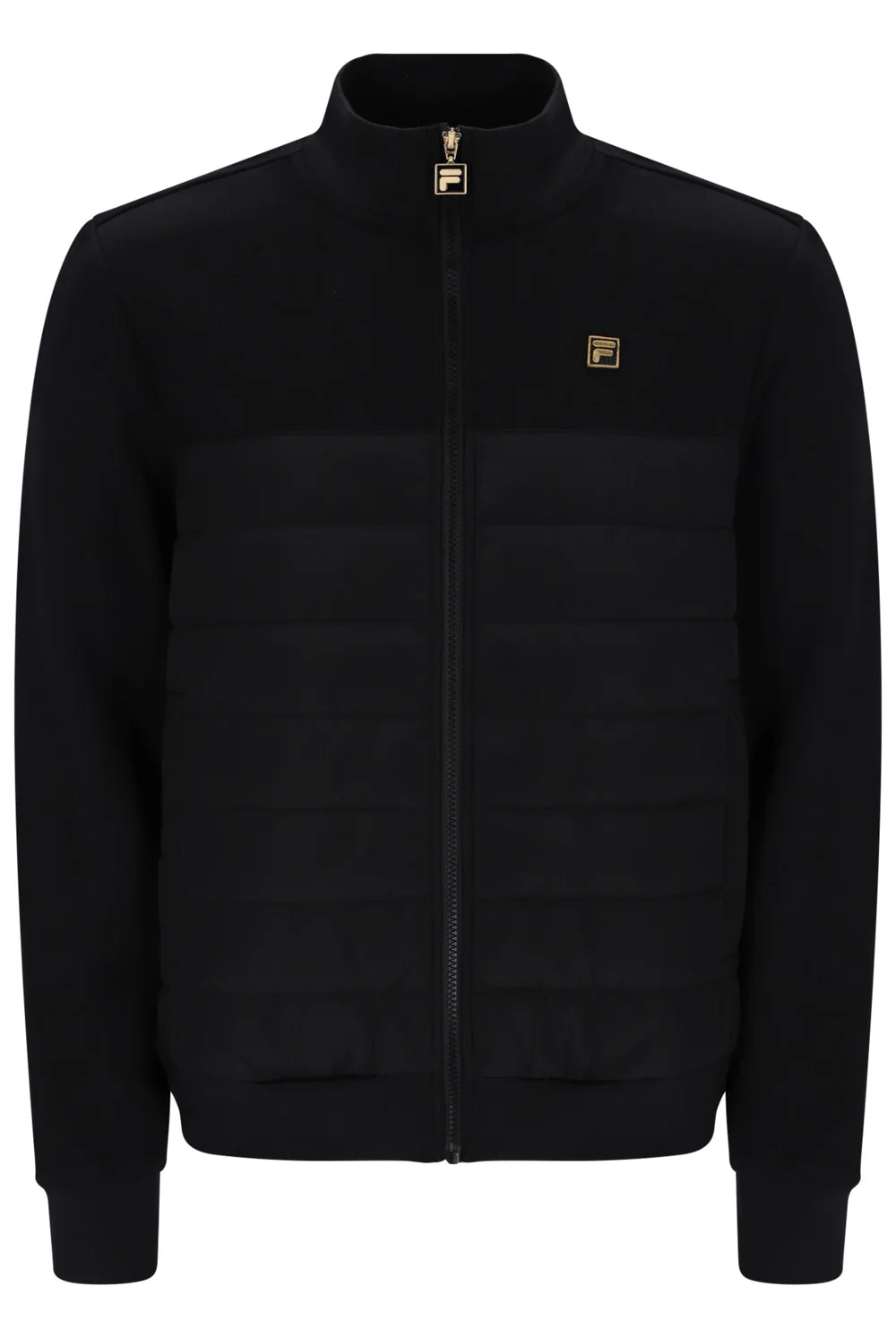 Fila FW26GM025 Oroza Full Zip Padded Jacket W Bamboo Badge 001 - Black
