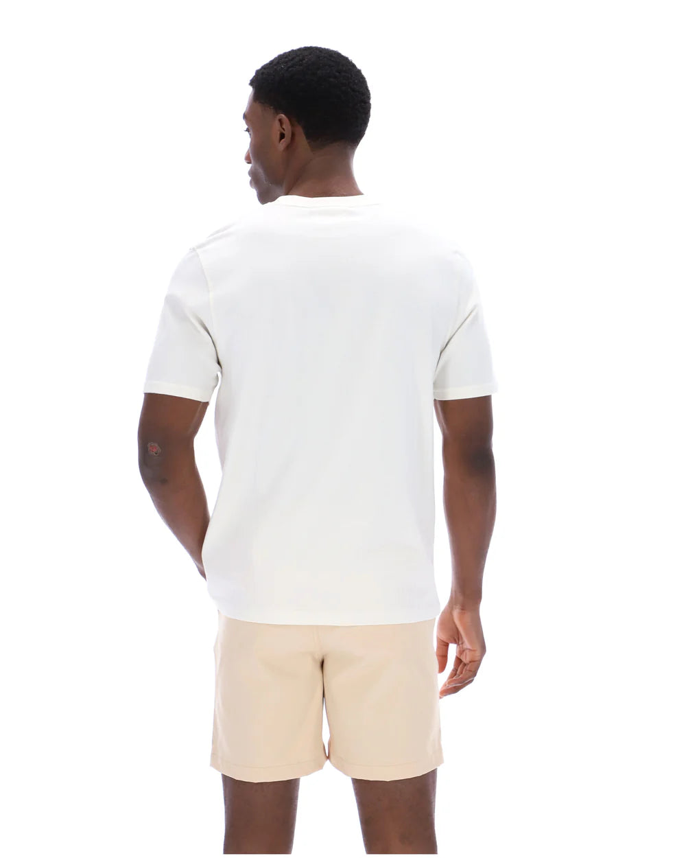 Fila SS26MH029 Pepe T-Shirt With Flock Logo - Gardenia