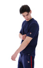 Fila SS26MH029 Pepe T-Shirt With Flock Logo - Fila Navy