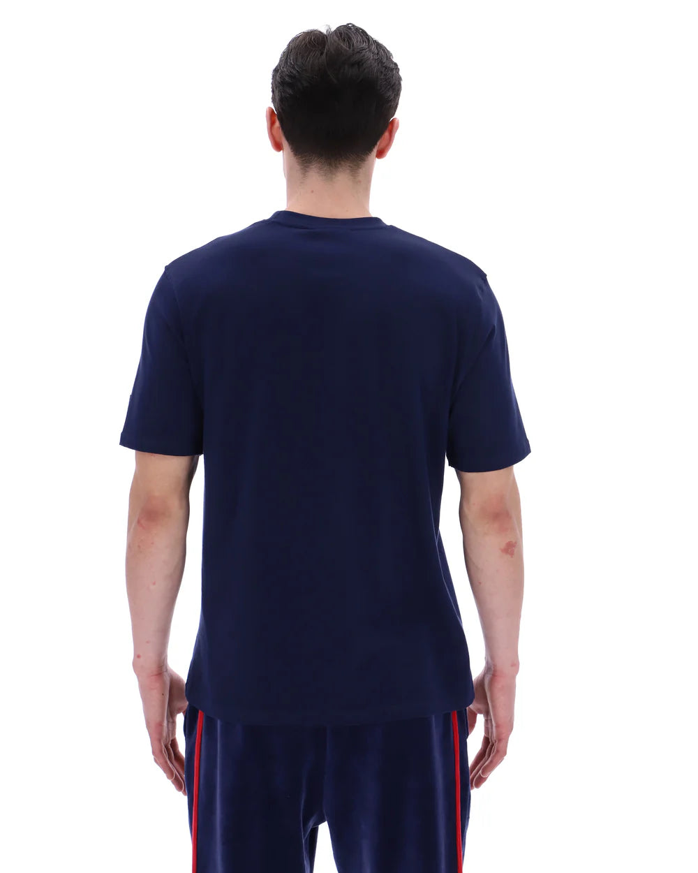 Fila SS26MH029 Pepe T-Shirt With Flock Logo - Fila Navy