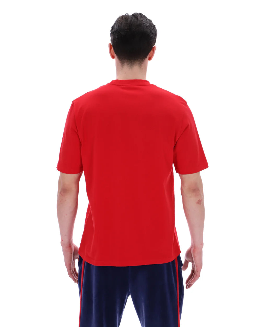 Fila SS26MH029 Pepe T-Shirt With Flock Logo - Fila Red