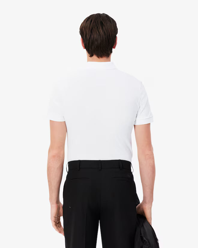 Lacoste PH5522 Regular Fit Paris Stretch Piqué Polo Shirt 001 White