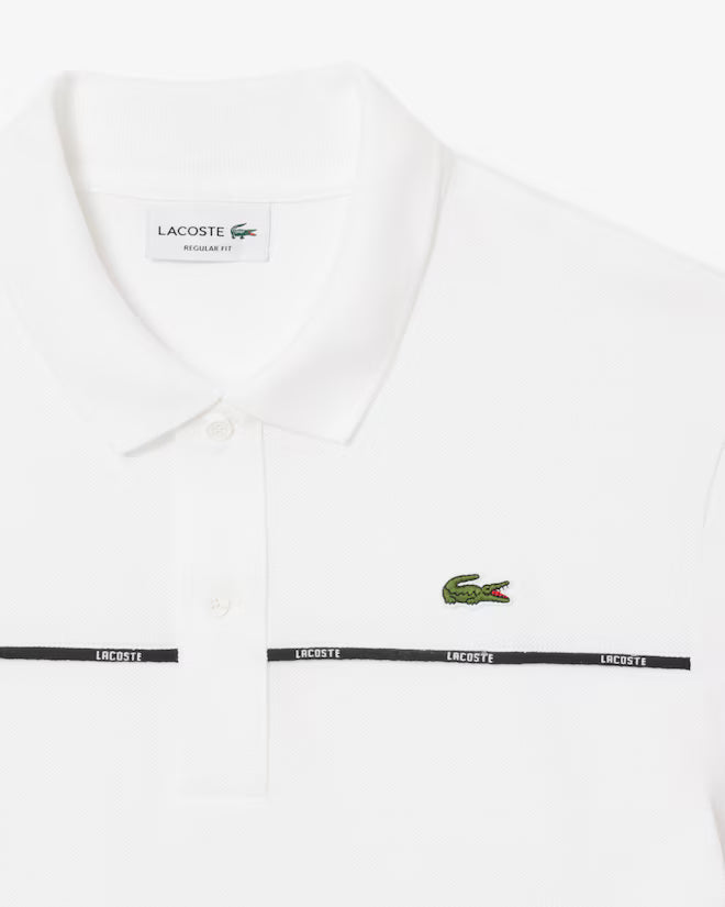 Lacoste PH9863 Regular Fit Logo Trim L.12.12 Polo Shirt - 001 White