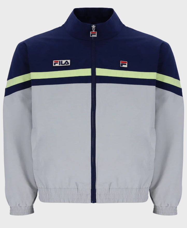 FILA Phillip Cut And Sew Track Jacket 410 FILA Navy/Highrise/Lime