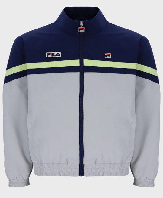 FILA Phillip Cut And Sew Track Jacket 410 FILA Navy/Highrise/Lime