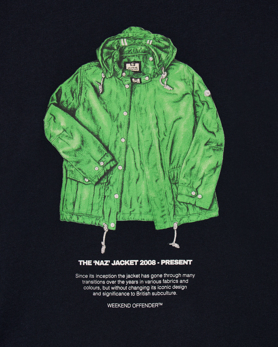 Weekend Offender PT1B03 Naz Tee Graphic T-Shirt - Navy