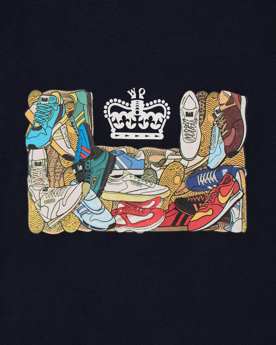 Weekend Offender PT1B06 D'arblay Graphic T-Shirt - Navy