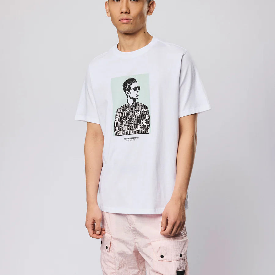 Weekend Offender PT1B08 Camden Graphic T-Shirt - White