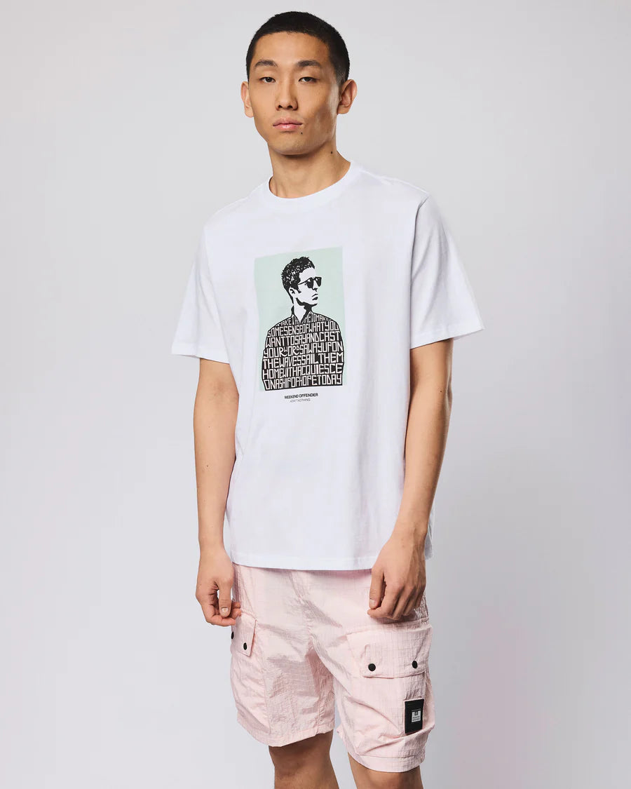 Weekend Offender PT1B08 Camden Graphic T-Shirt - White