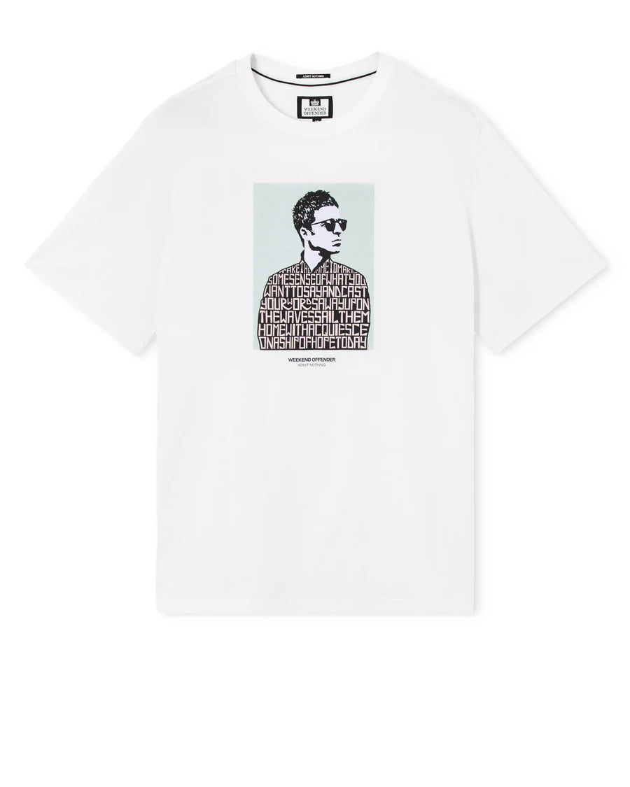 Weekend Offender PT1B08 Camden Graphic T-Shirt - White