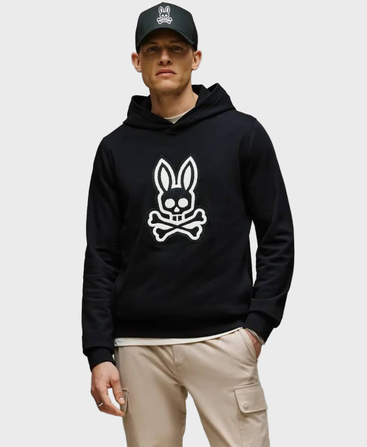Psycho Bunny Harley Hoodie Black