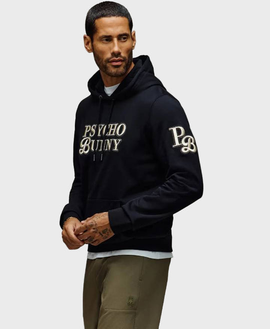 Psycho Bunny Janvi Hoodie Black