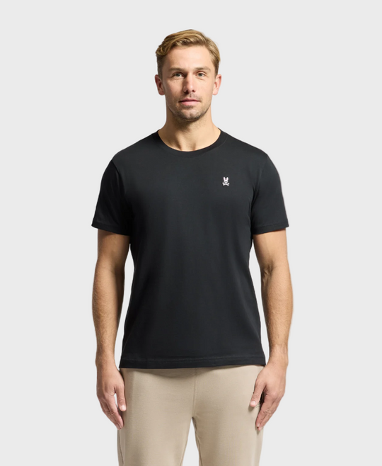 Psycho Bunny Classic Crewneck T-Shirt Black