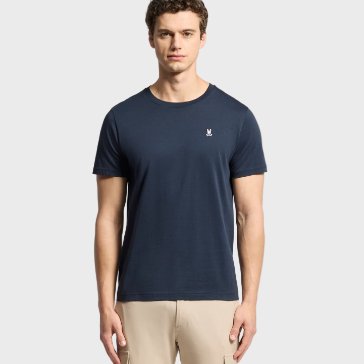 Psycho Bunny Classic Crewneck T-Shirt Navy