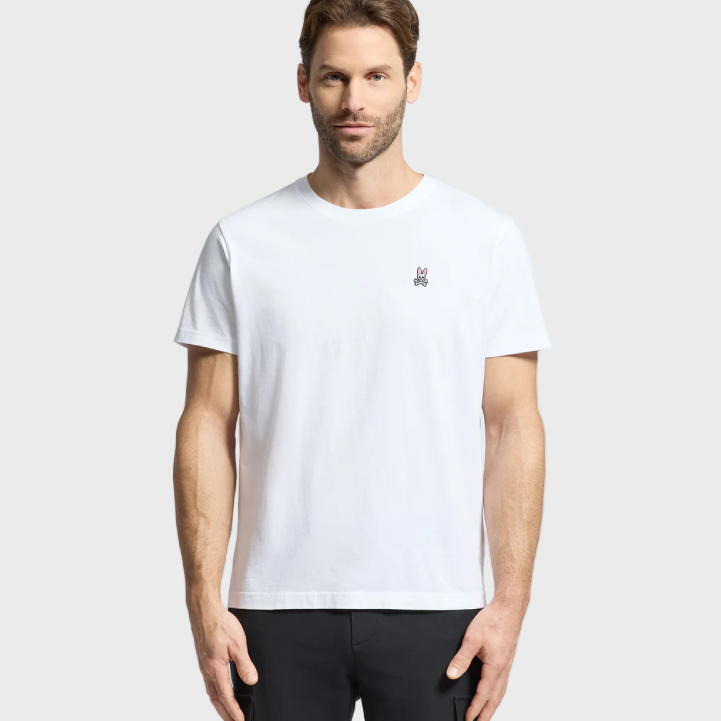 Psycho Bunny Classic Crewneck T-Shirt White