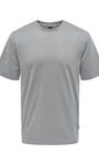 Only & Sons Life Relax T-Shirt - Ultimate Grey