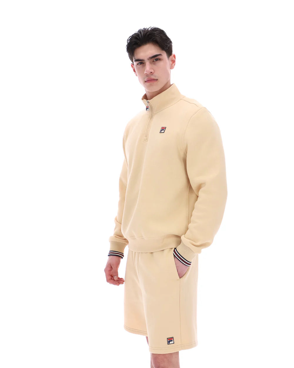 Fila SS25MH034 Ramy 1/4 Zip 921 - Classic Beige