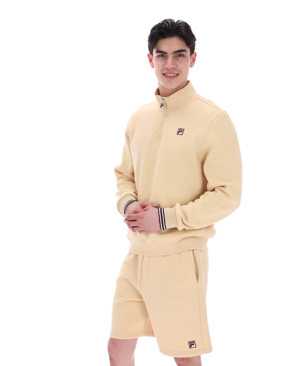Fila SS25MH034 Ramy 1/4 Zip 921 - Classic Beige