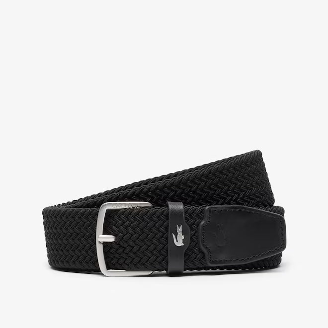 Lacoste RC4100 35 Woven Belt 000 - Noir