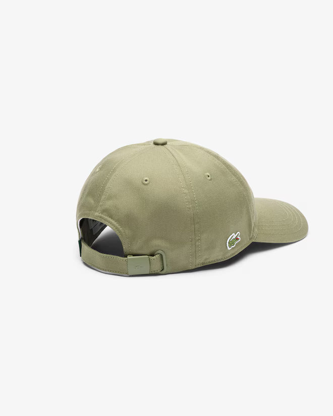 Lacoste RK0440 Cotton Twill Cap - BMY Khaki Green