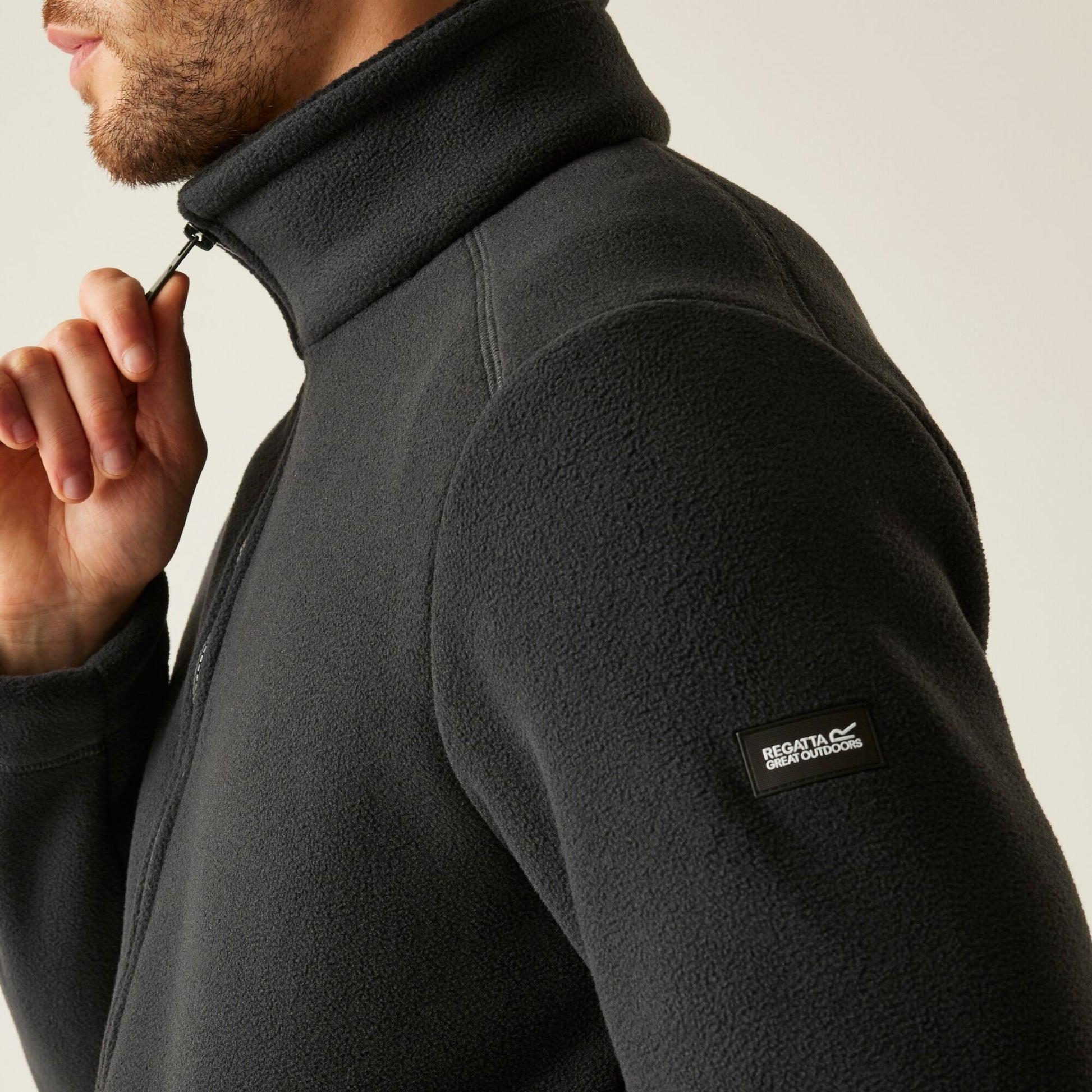 Regatta Garrian II Full Zip Fleece - Ash Grey