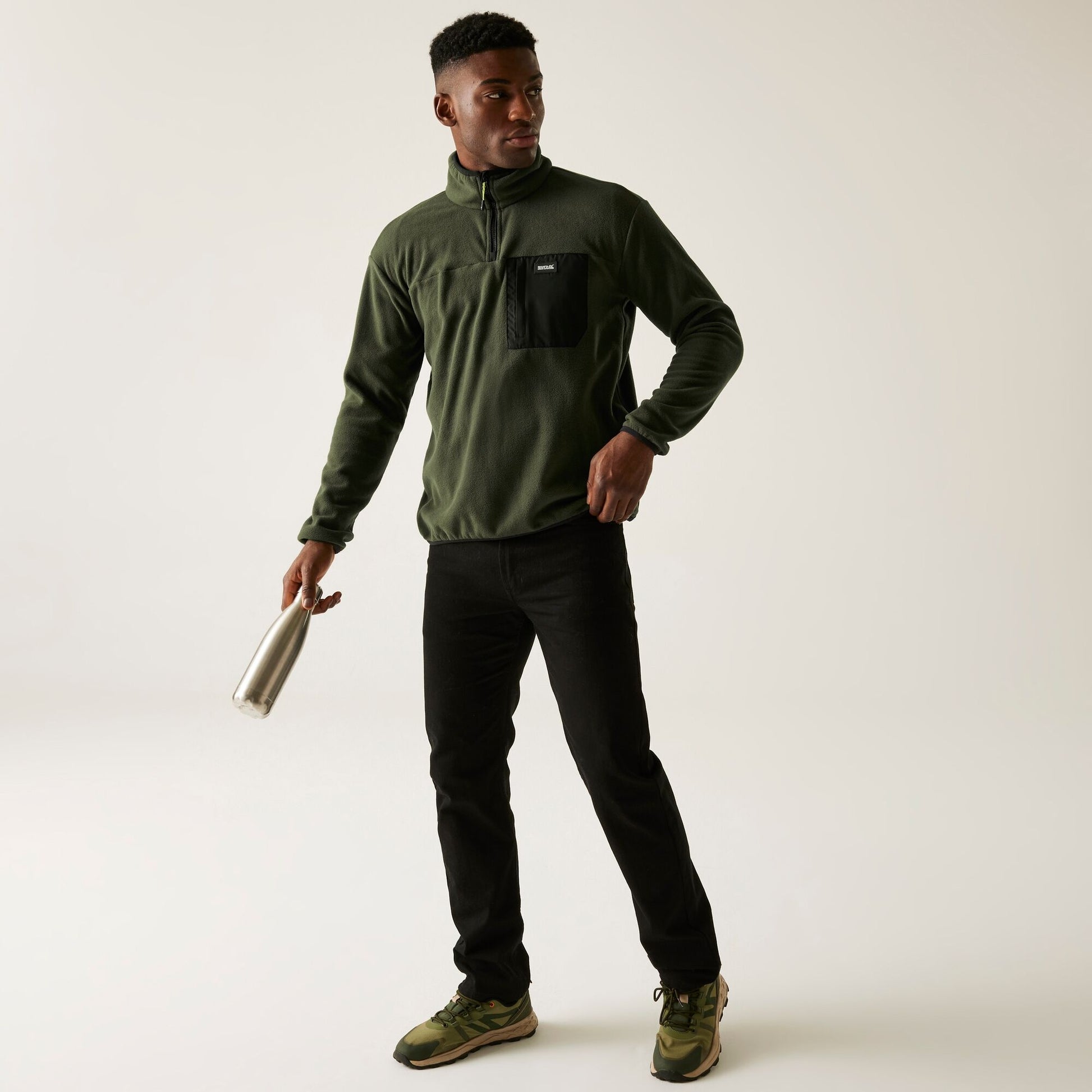 Regatta Frankie Half Zip Fleece - Dark Khaki