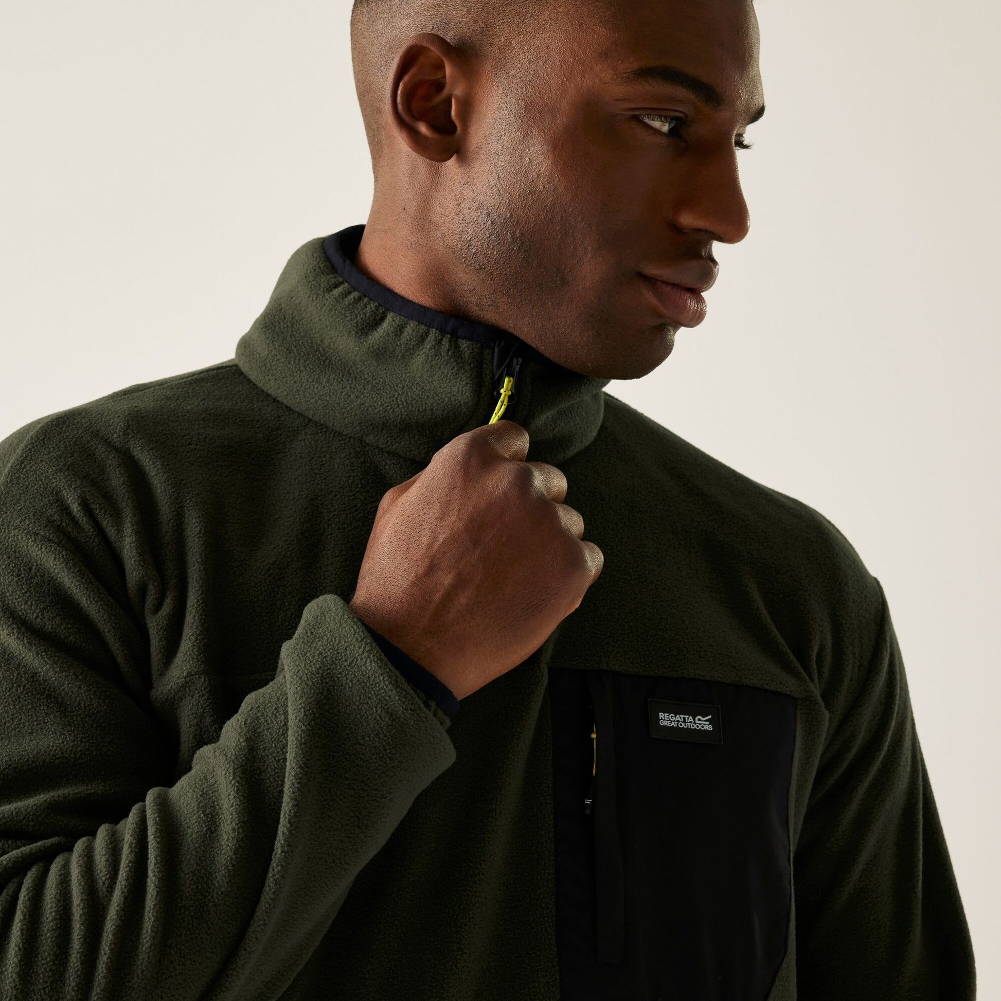 Regatta Frankie Half Zip Fleece - Dark Khaki