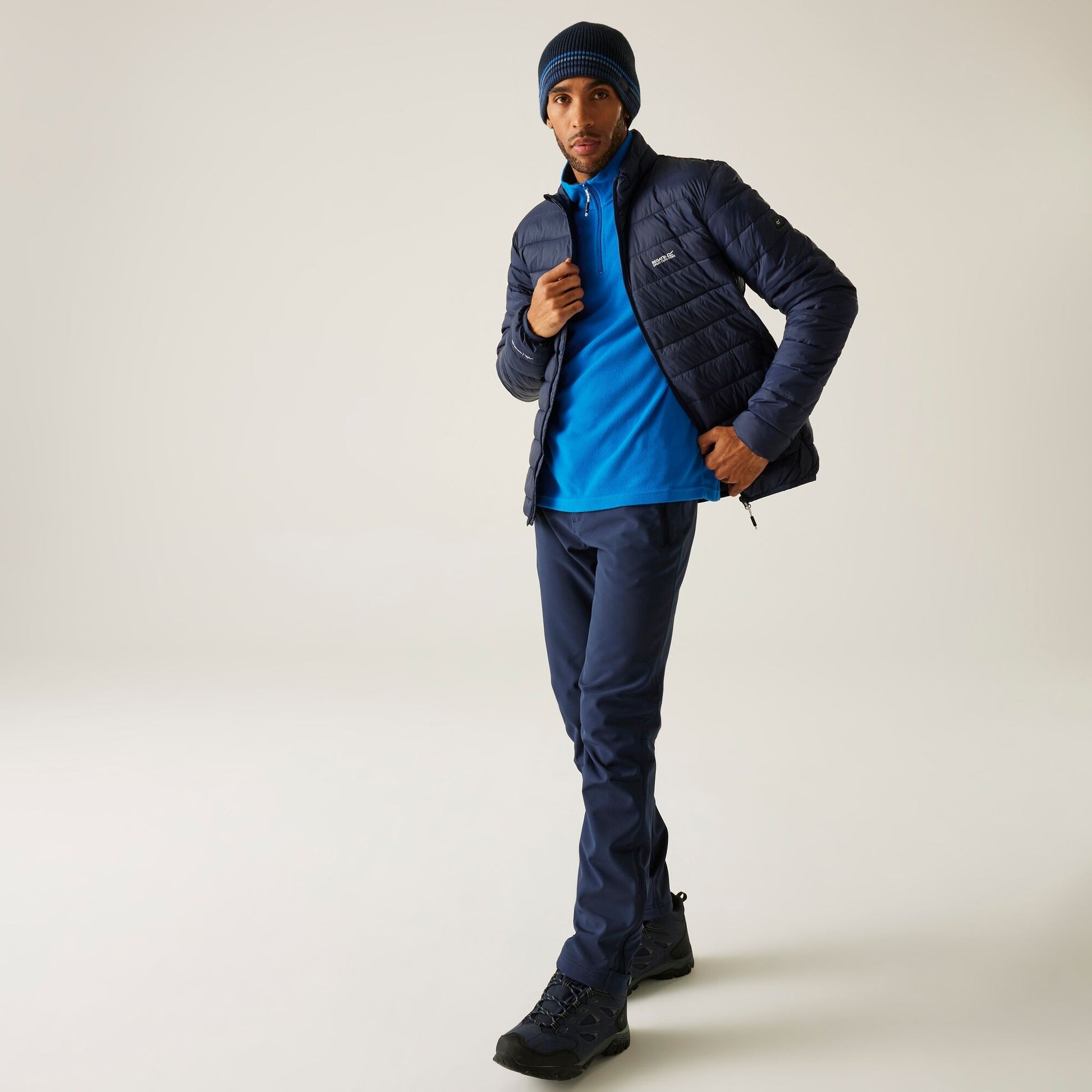 Regatta Hooded Marizion Padded Jacket - Navy Blue