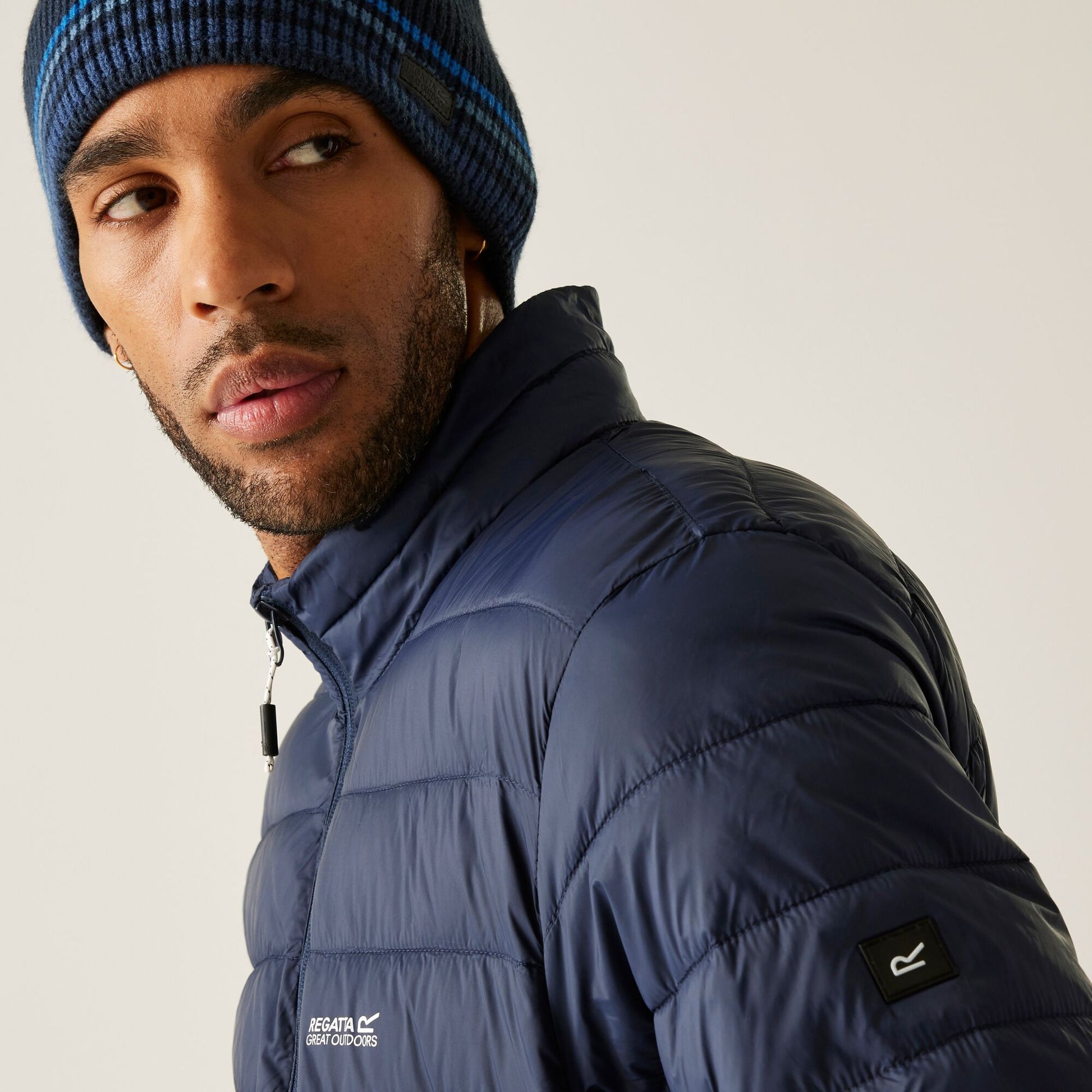 Regatta Hooded Marizion Padded Jacket - Navy Blue