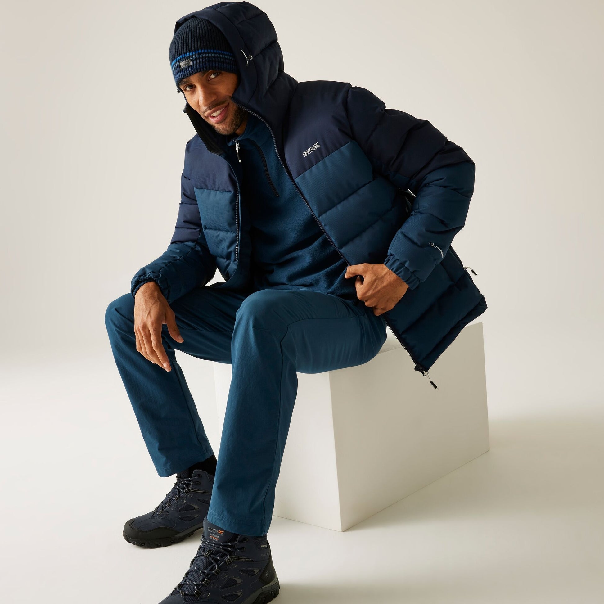 Regatta Aldthorn Padded Jacket- Navy Blue